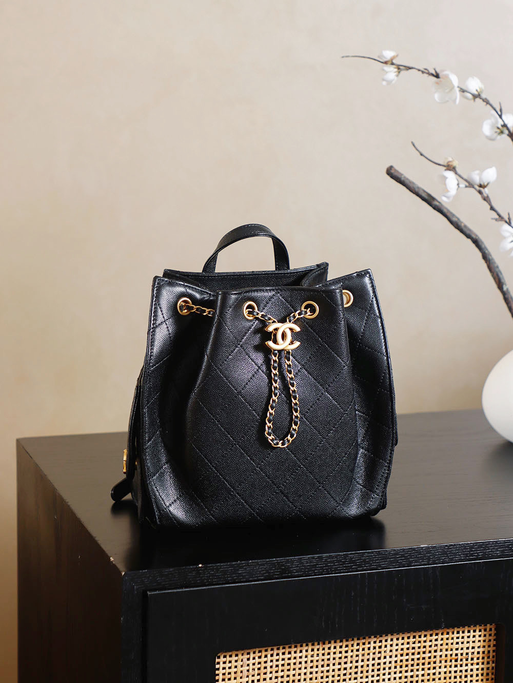 Chanel 25 Handbag Black