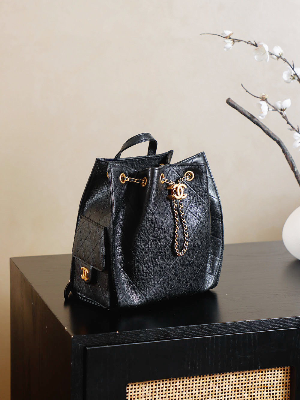 Chanel 25 Handbag Black