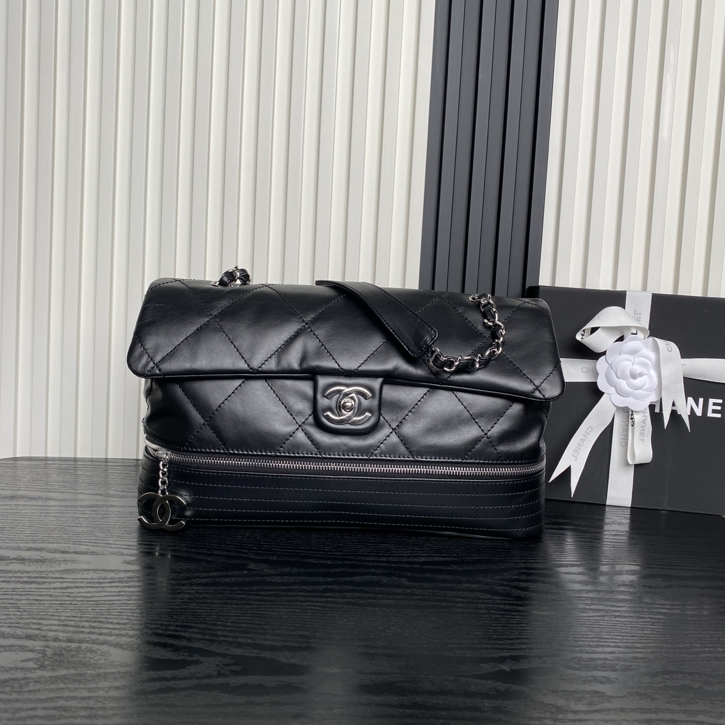 Chanel Expandable Ligne Flap Bag