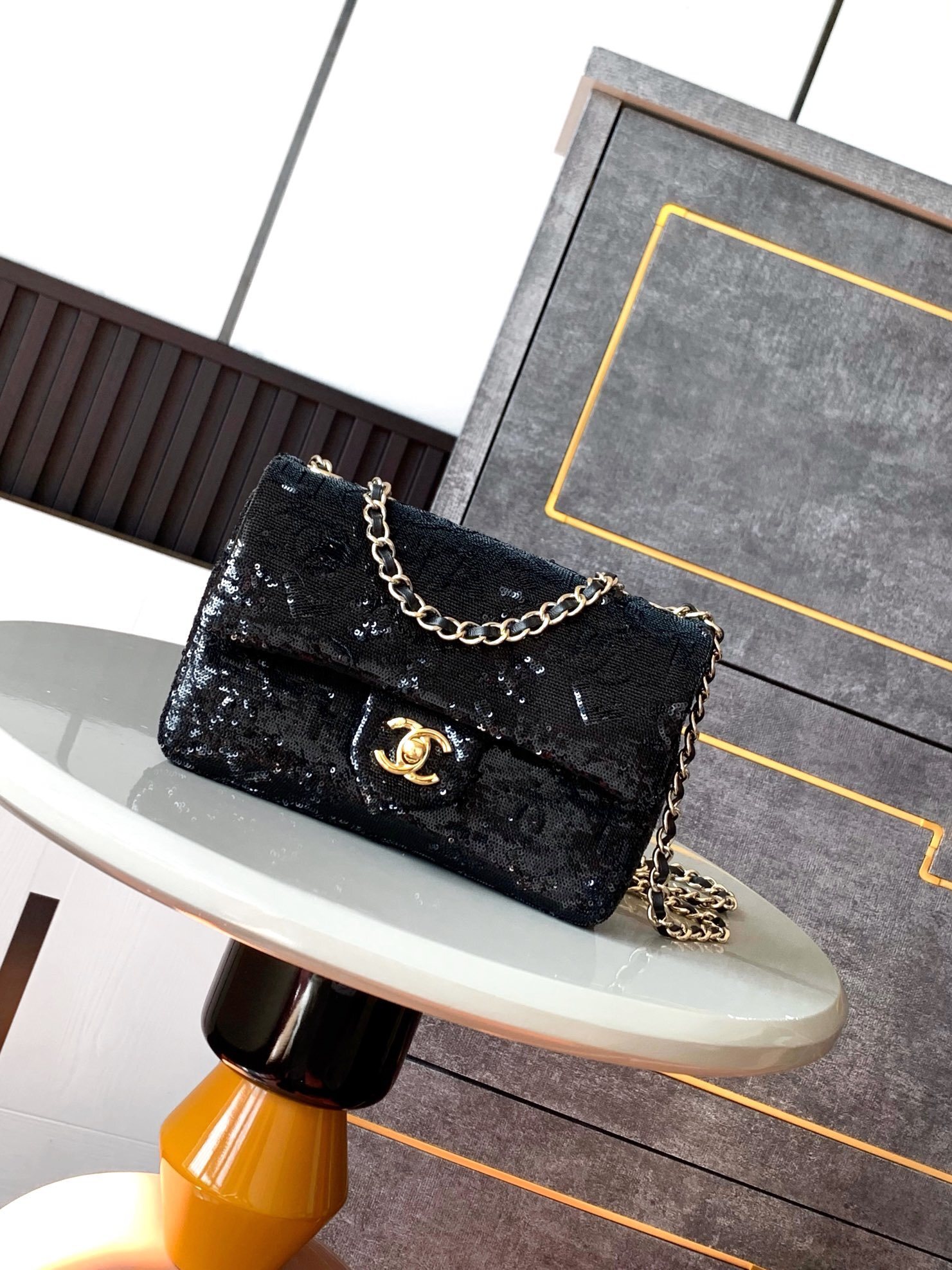 Chanel Vintage Chanel Small Flap Bag Black