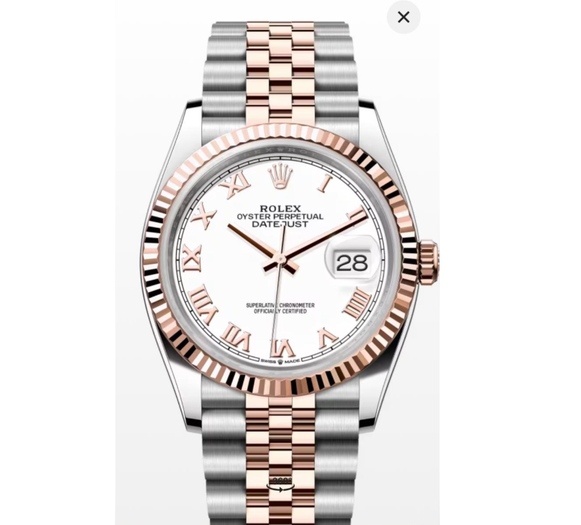 R2DJ0441A - DJ2 41mm Jub Flt 904L RG/SS Wht/Rm GMF V2 VR3235 $448