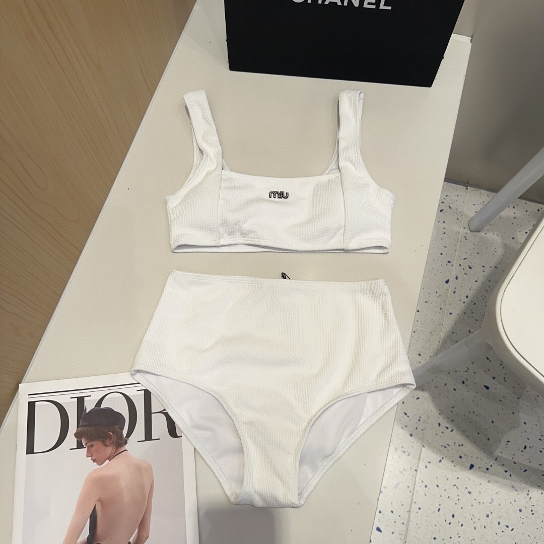 Miu Miu Swimsuit white