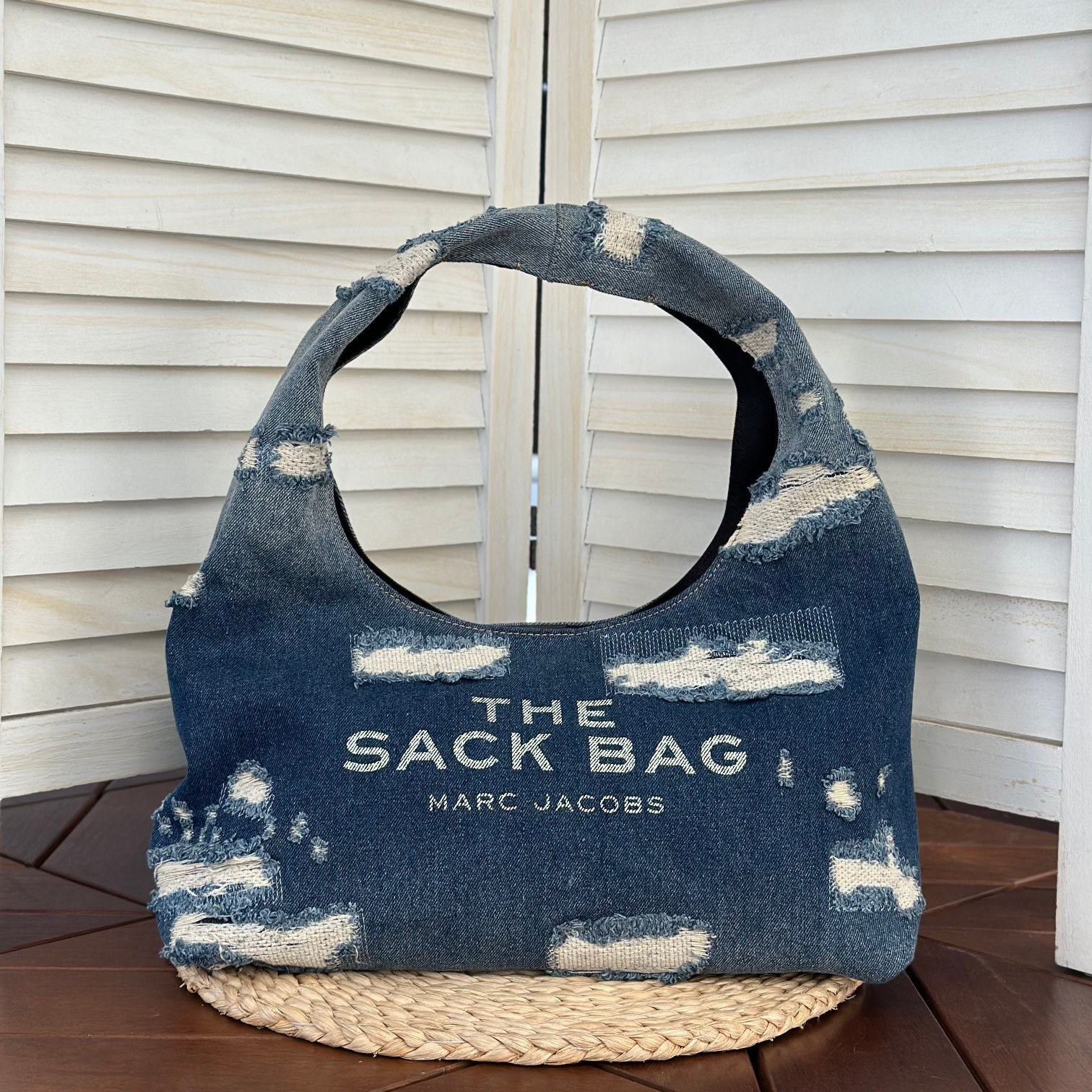 Marc Jacobs Medium Denim Sack Bag