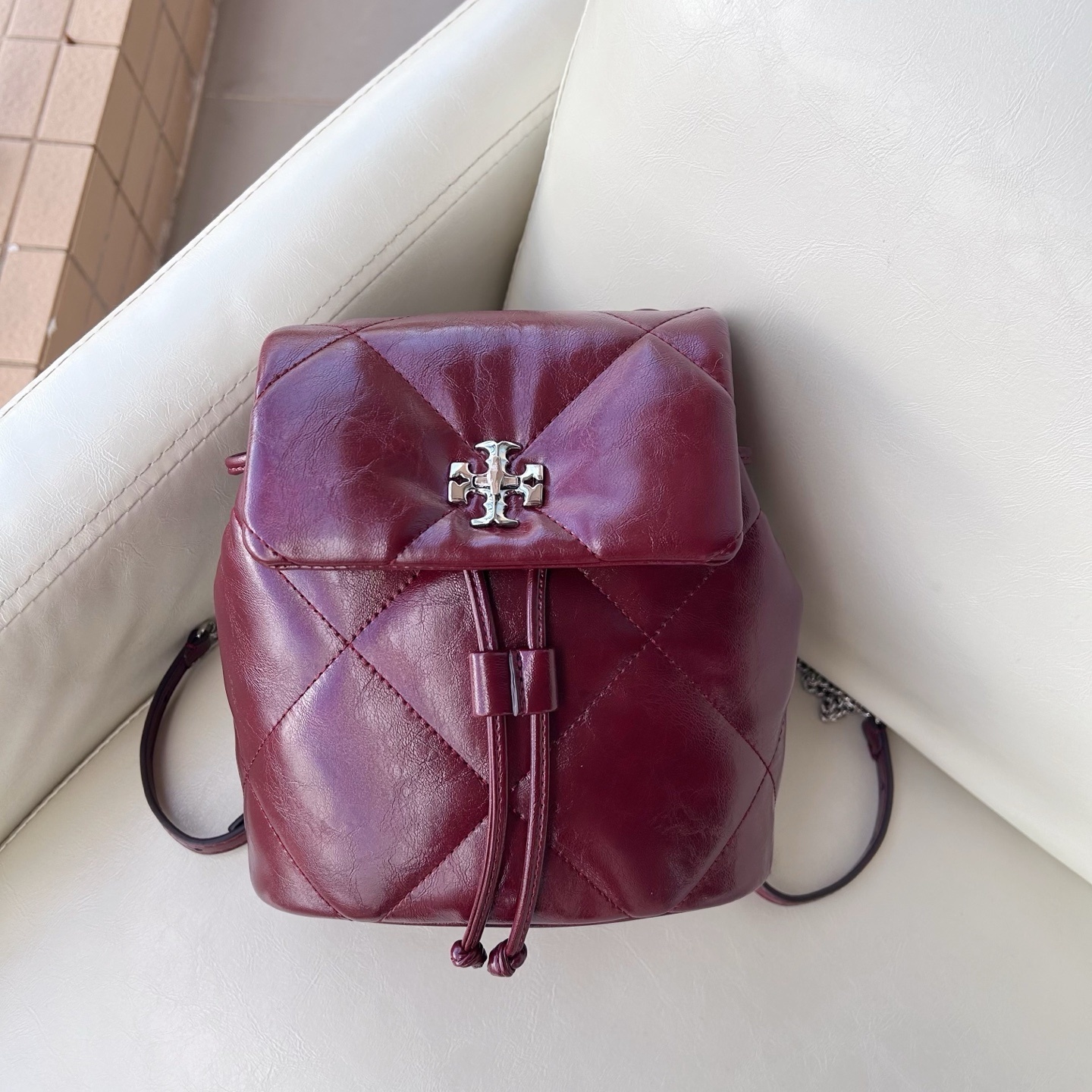 Tory Burch Women's Designer Red Leather Handbag