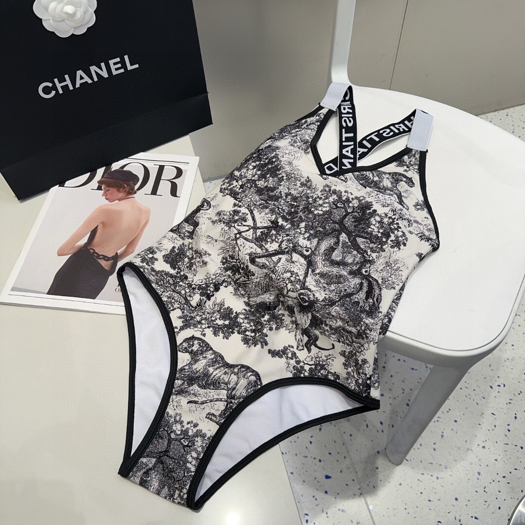 Christian Dior  Blue Heart Bikini Set + Skirt Cover Up