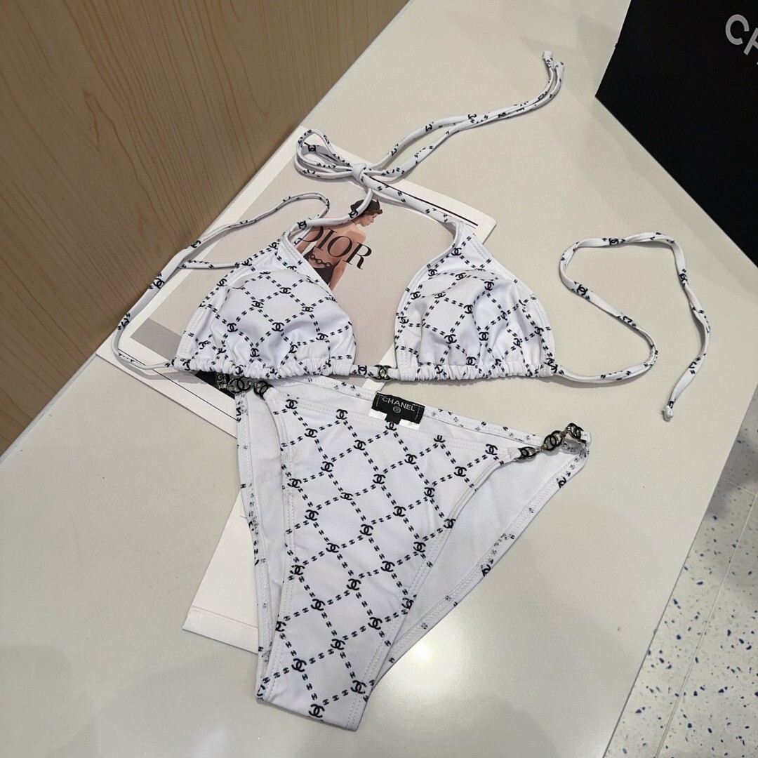 Chanel style swim suit