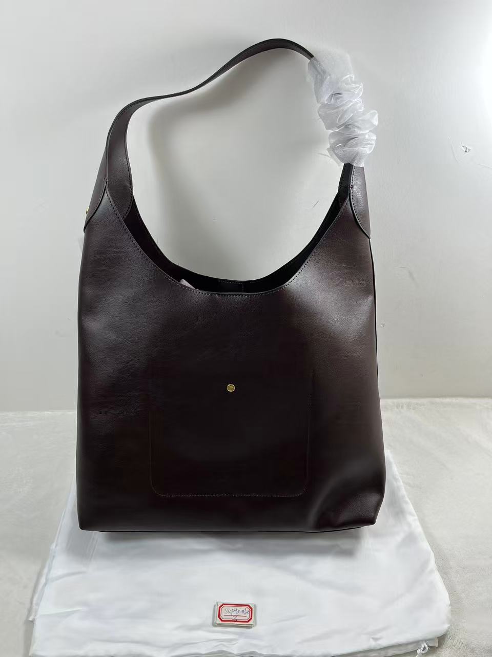 Coach Brooklyn Shoulder Bag 39cm Burgandy