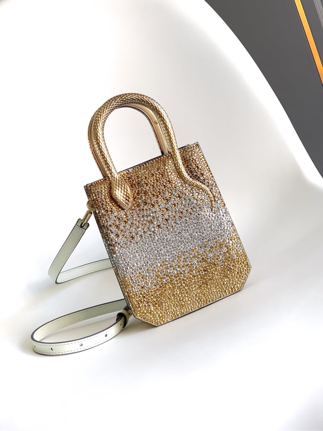 Bulgari Mini Crystal Dust Tote bag
