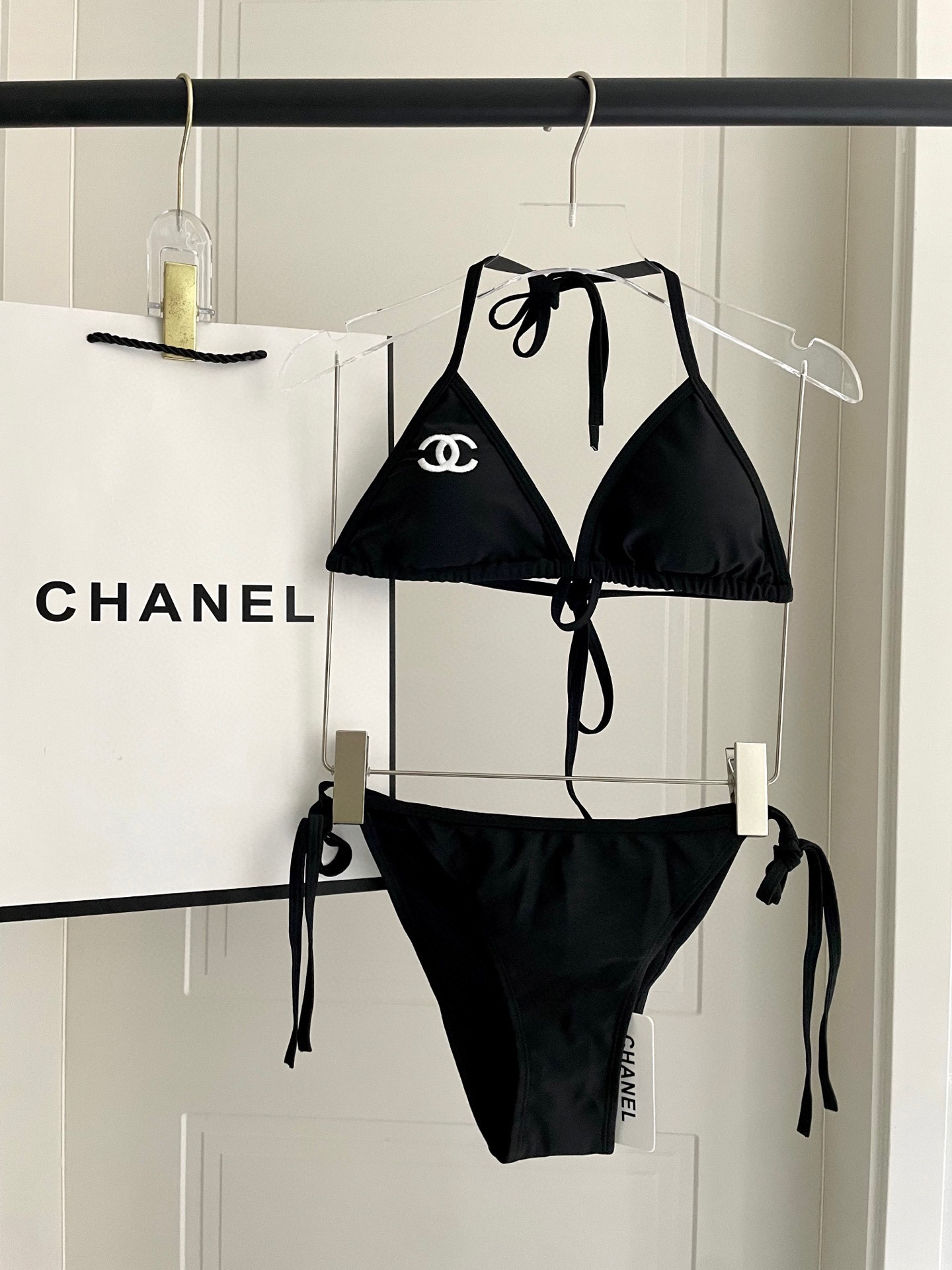 Chanel Swimsuit black