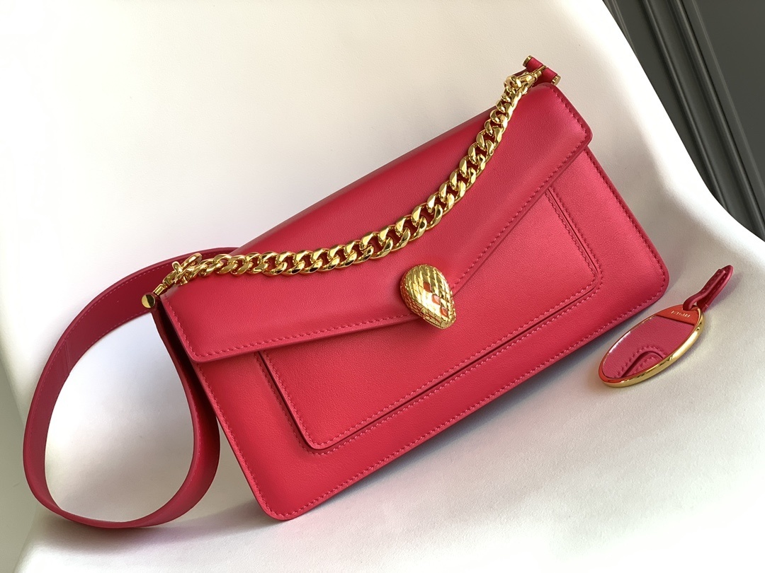 Bvlgari Medium Serpenti East-West Maxi Chain Shoulder Bag
