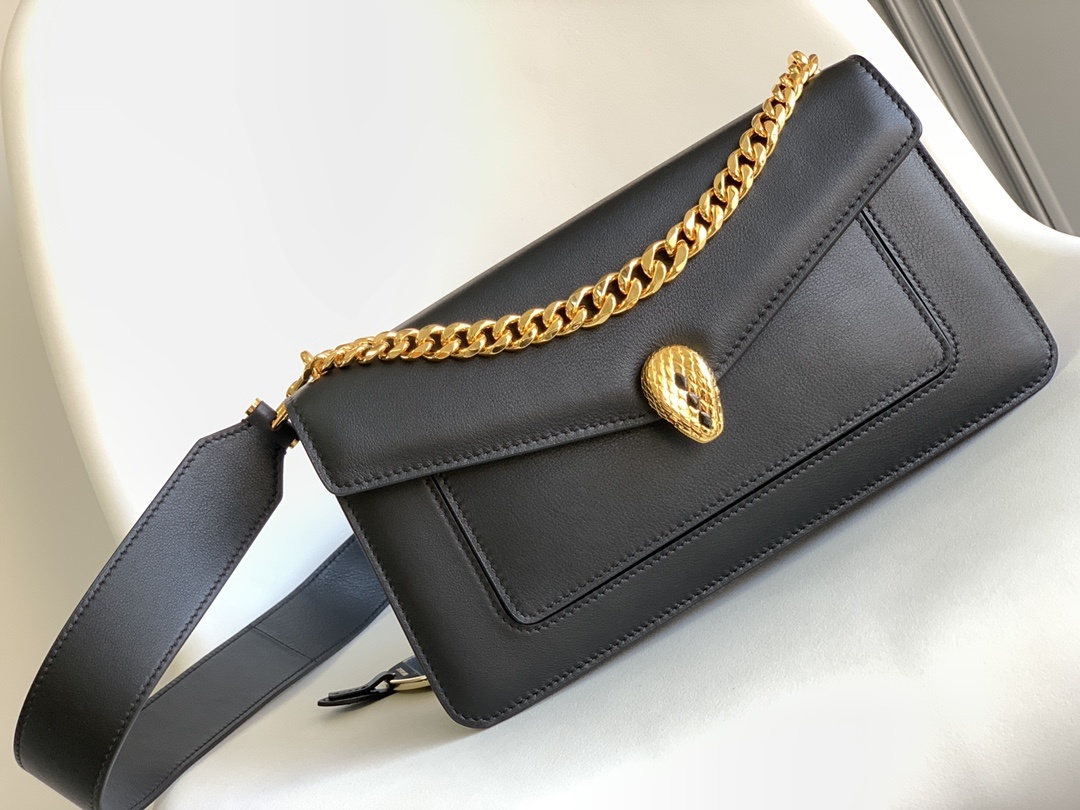 Bvlgari Women's Luxury Clutches Bag black