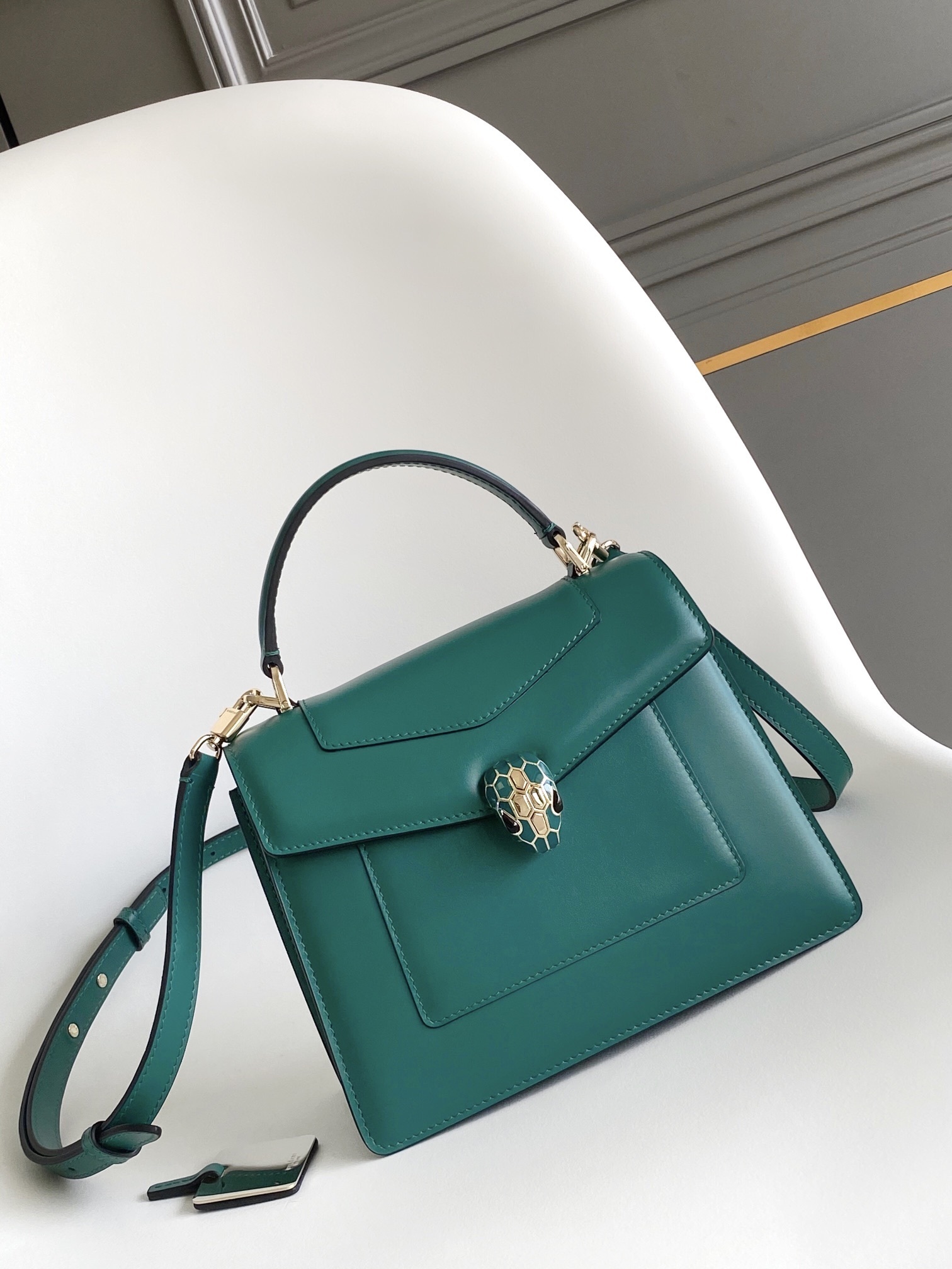 Bvlgari Women's Luxury Green Bags