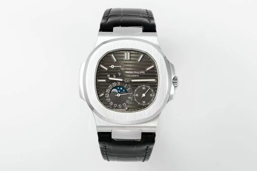 PP0497 - Nautilus Moon Phase 5712 SS/LE Grey PPF V2 A240 $768