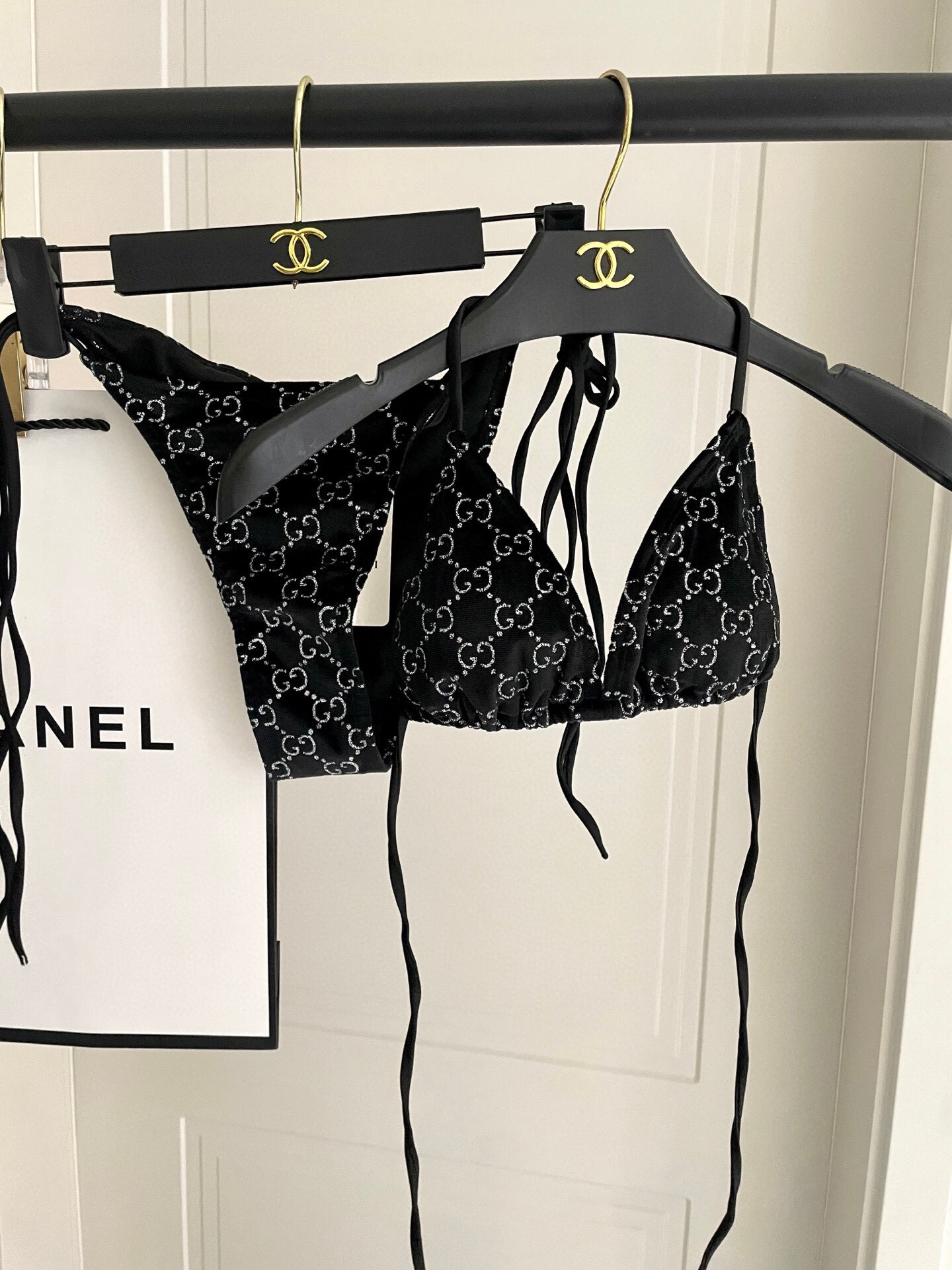Chanel Swimsuit Black