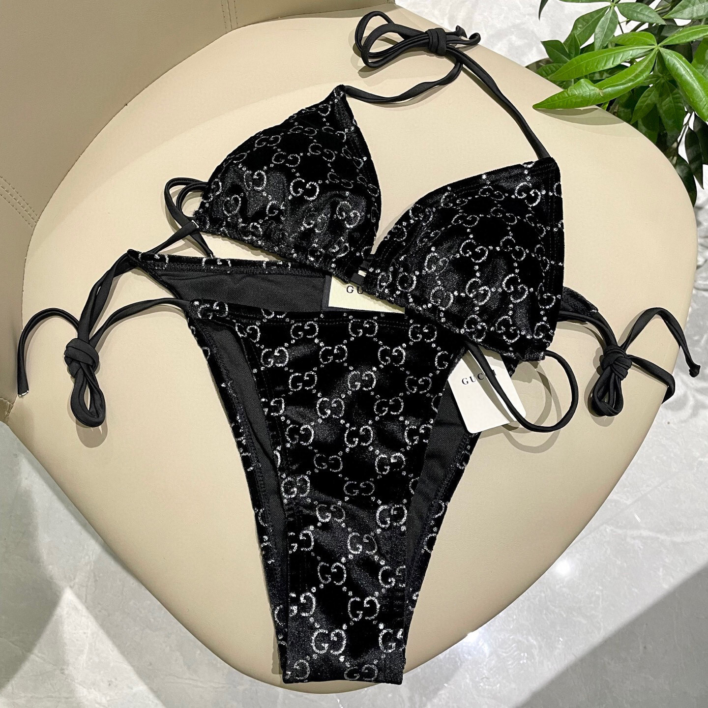 Chanel Swimsuit Black