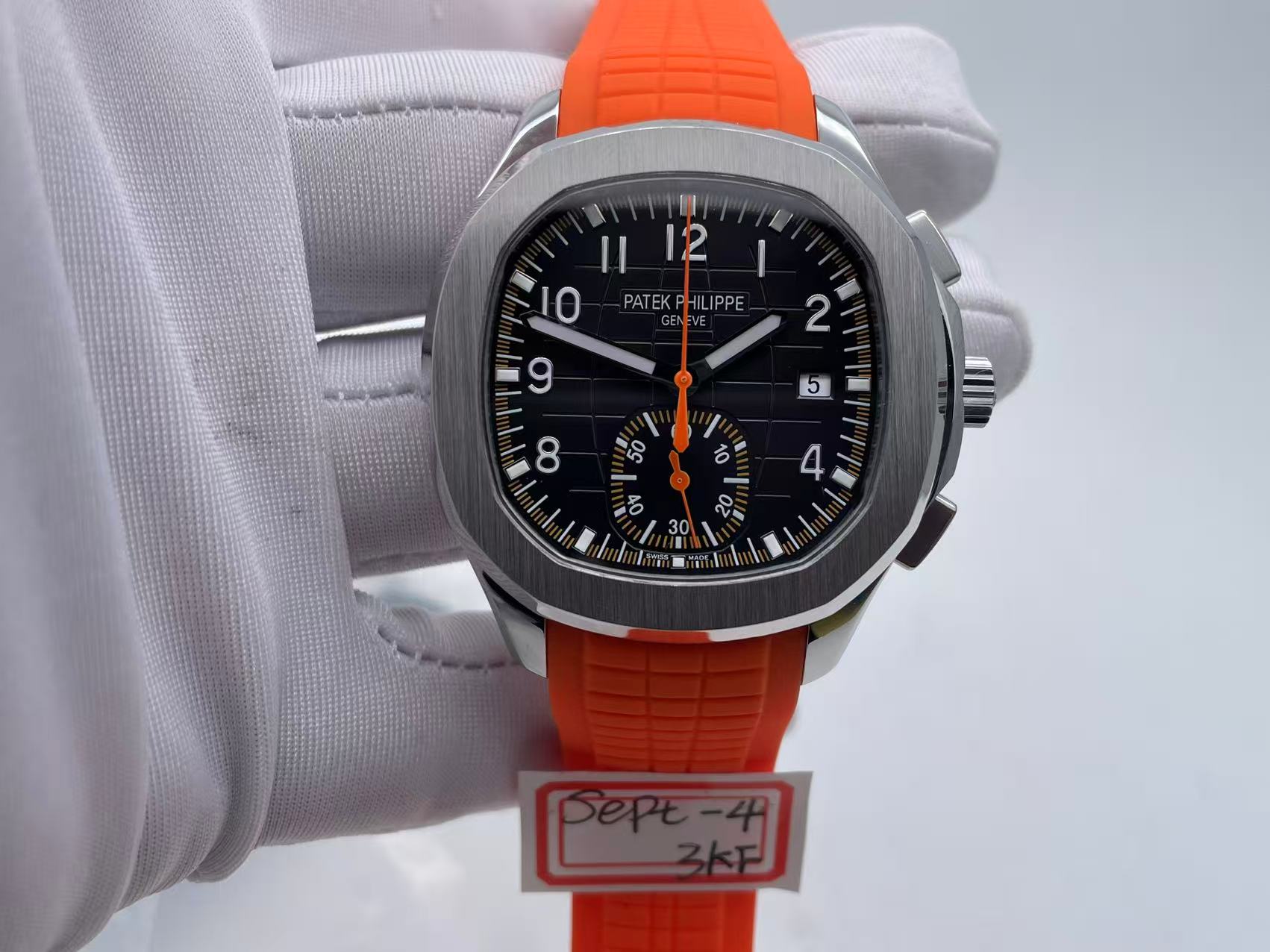 PP0440 - Aquanaut Ref.5167 Org SS/RU Black/Num 3KF 1:1 A324 $498