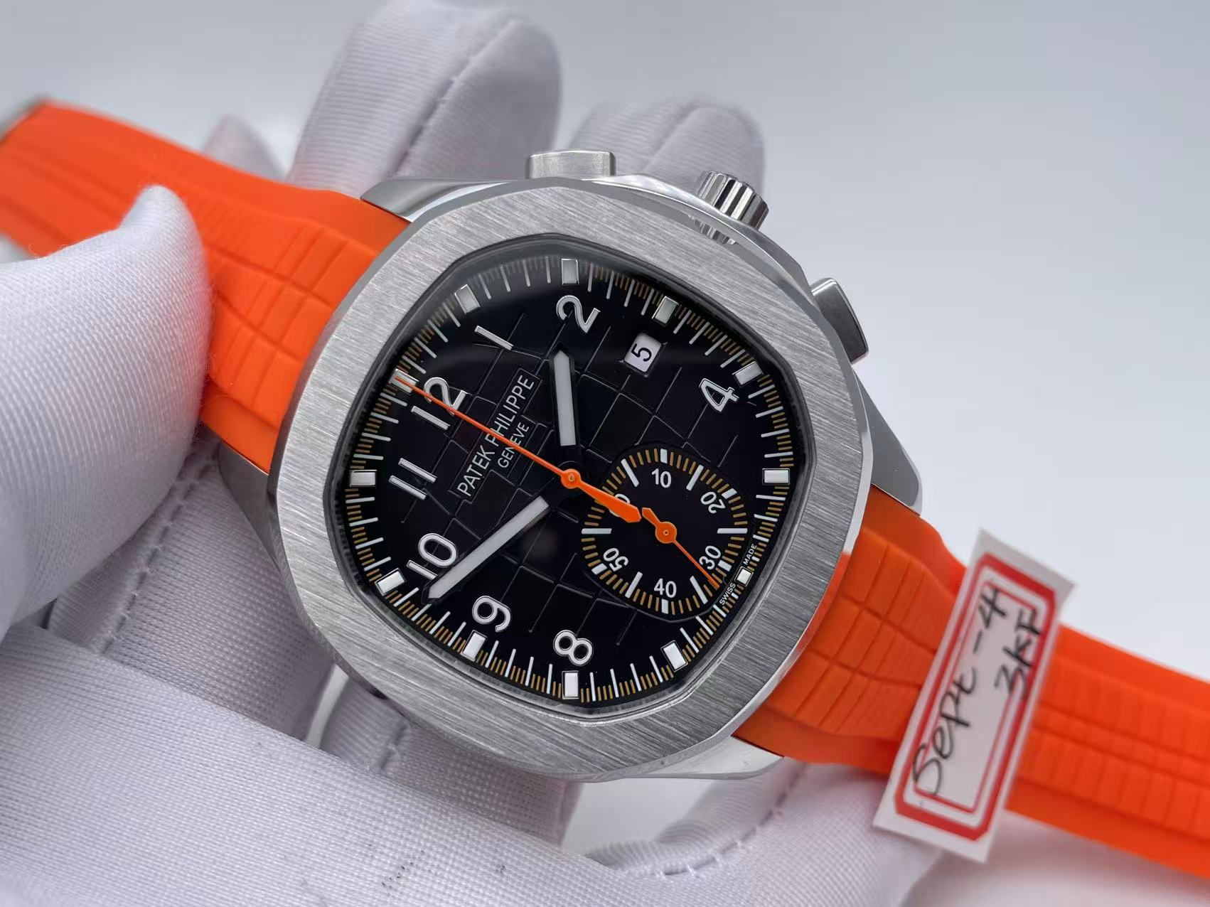 PP0440 - Aquanaut Ref.5167 Org SS/RU Black/Num 3KF 1:1 A324 $498