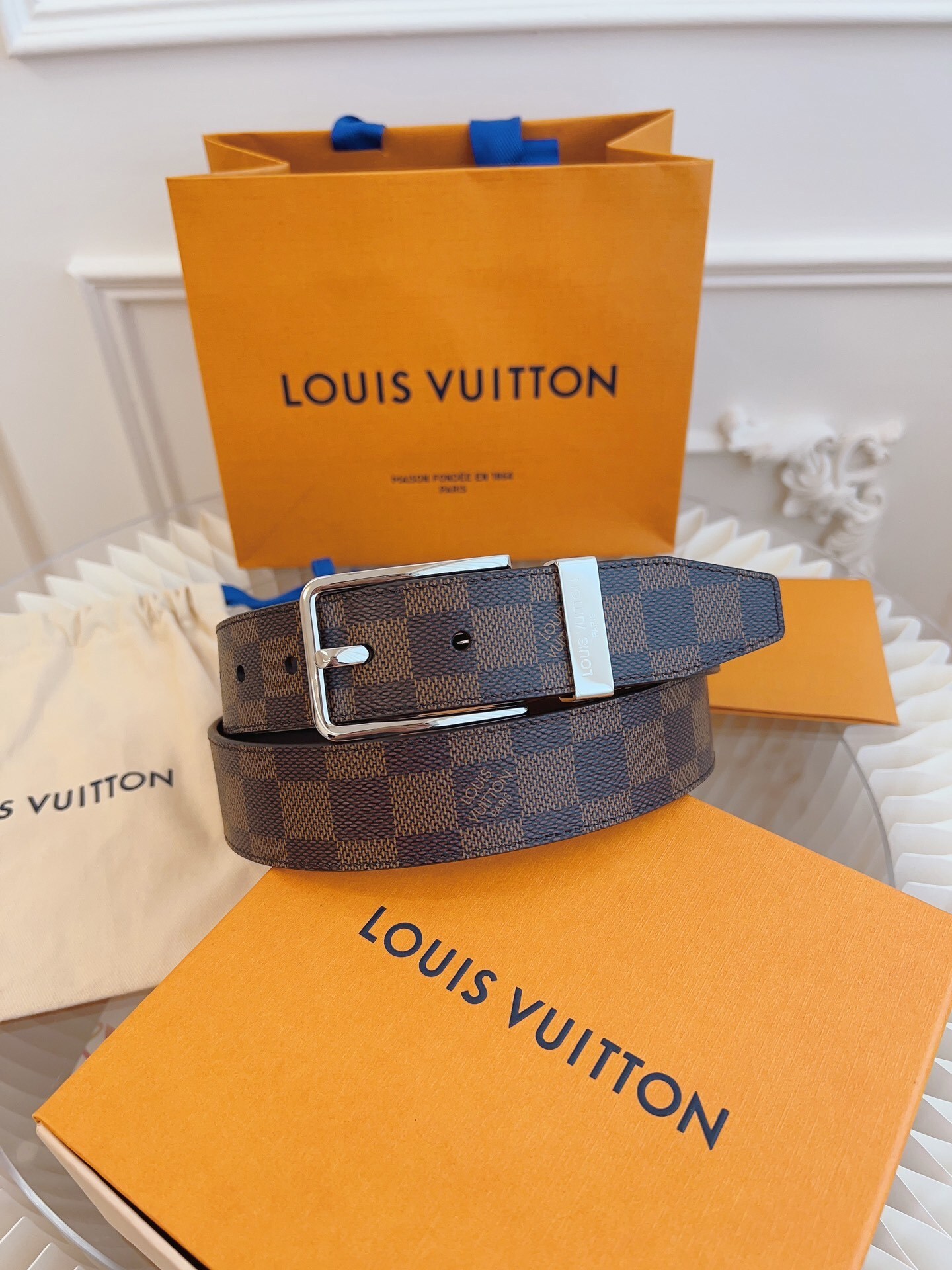 LV Reversible Monogram Belt