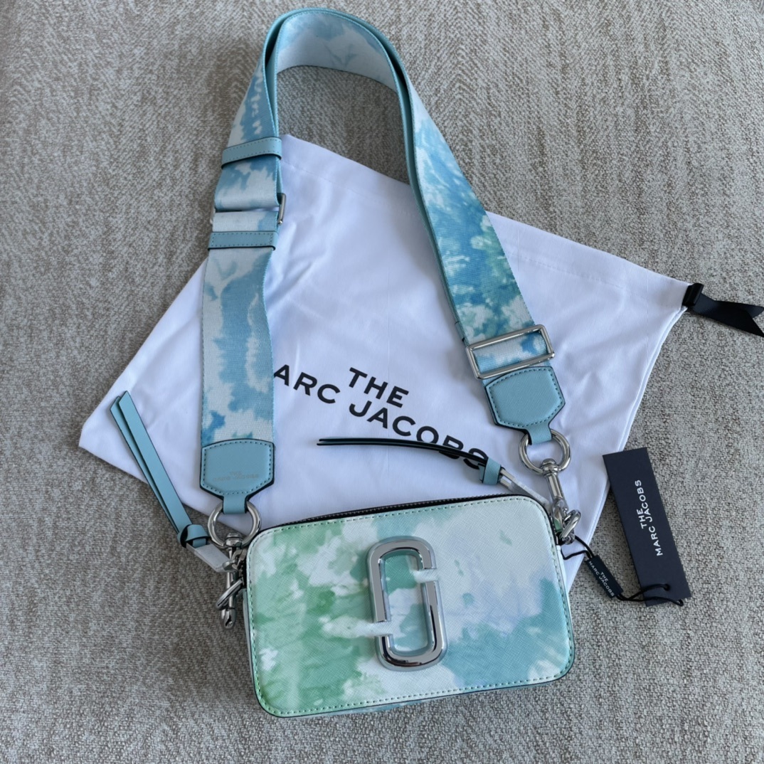 Marc Jacobs Snapshot Tie-Dye Leather Camera Bag