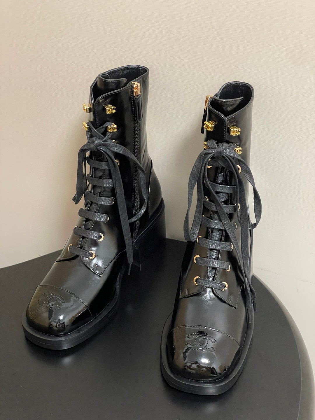 Chanel boots Black
