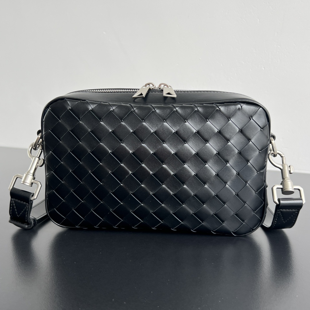 Bottega Veneta Black Camera Bag