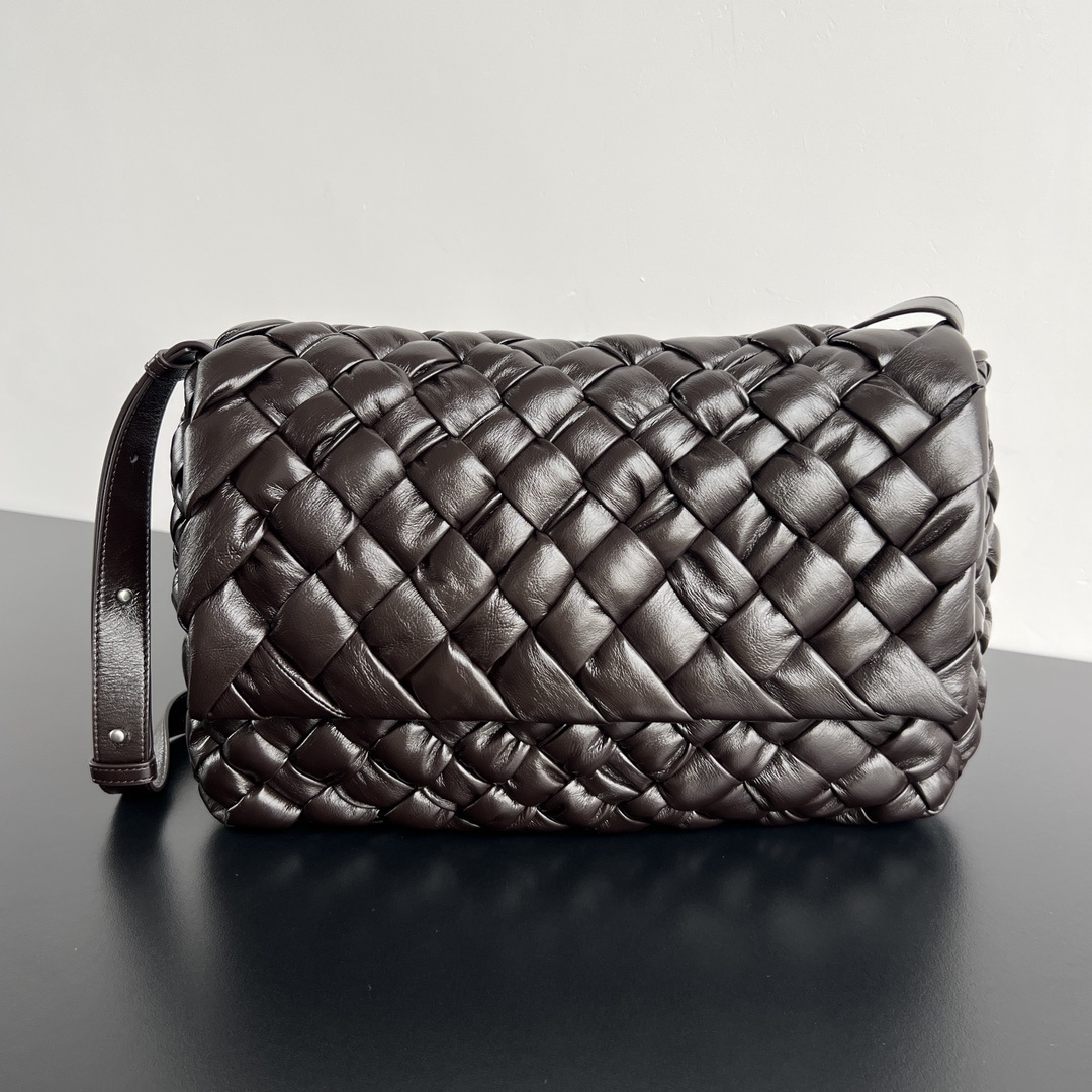 Bottega Veneta Brown Rumple Messenger Bag