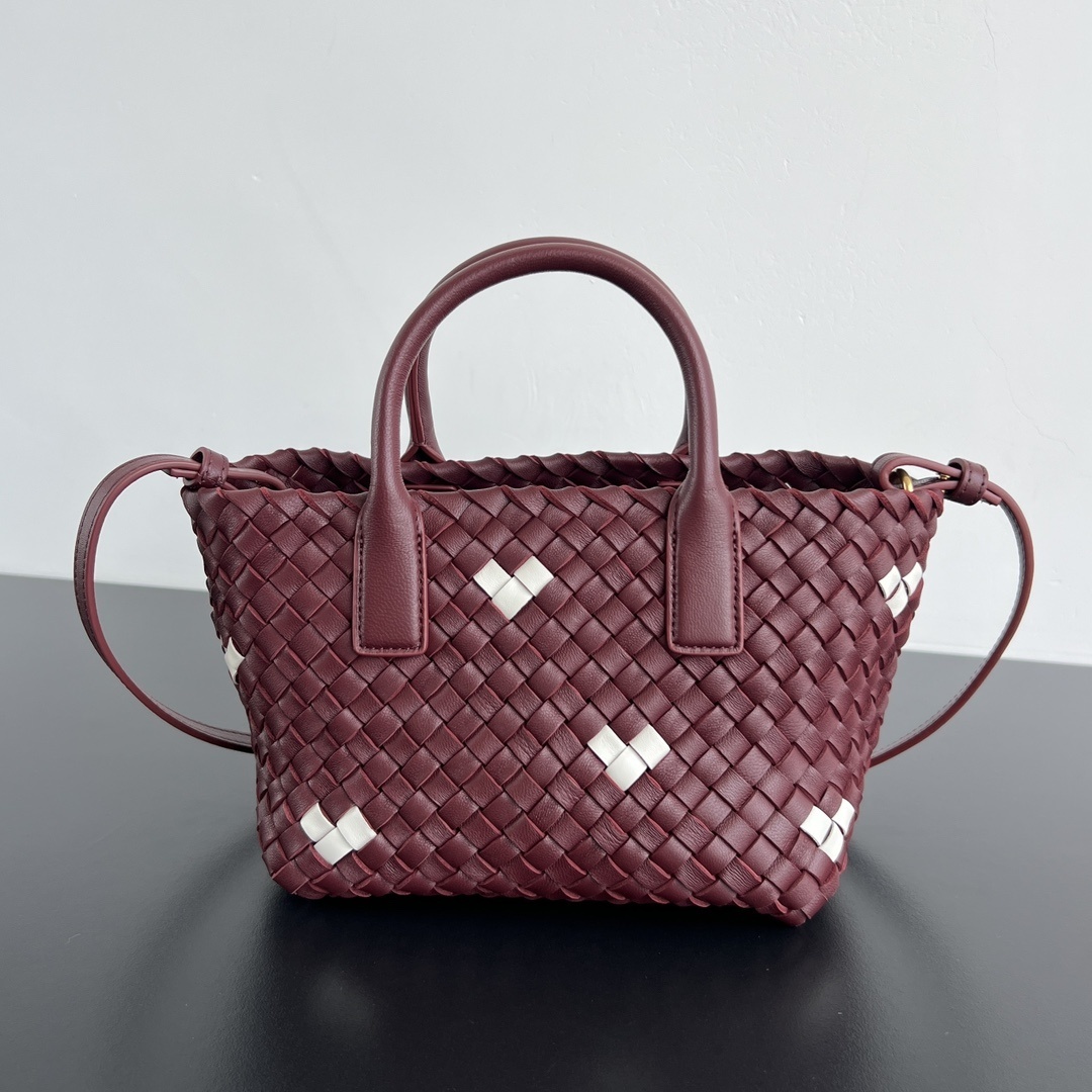 Bottega Veneta Intrecciato Mini Cabas Tote Bag Handbag