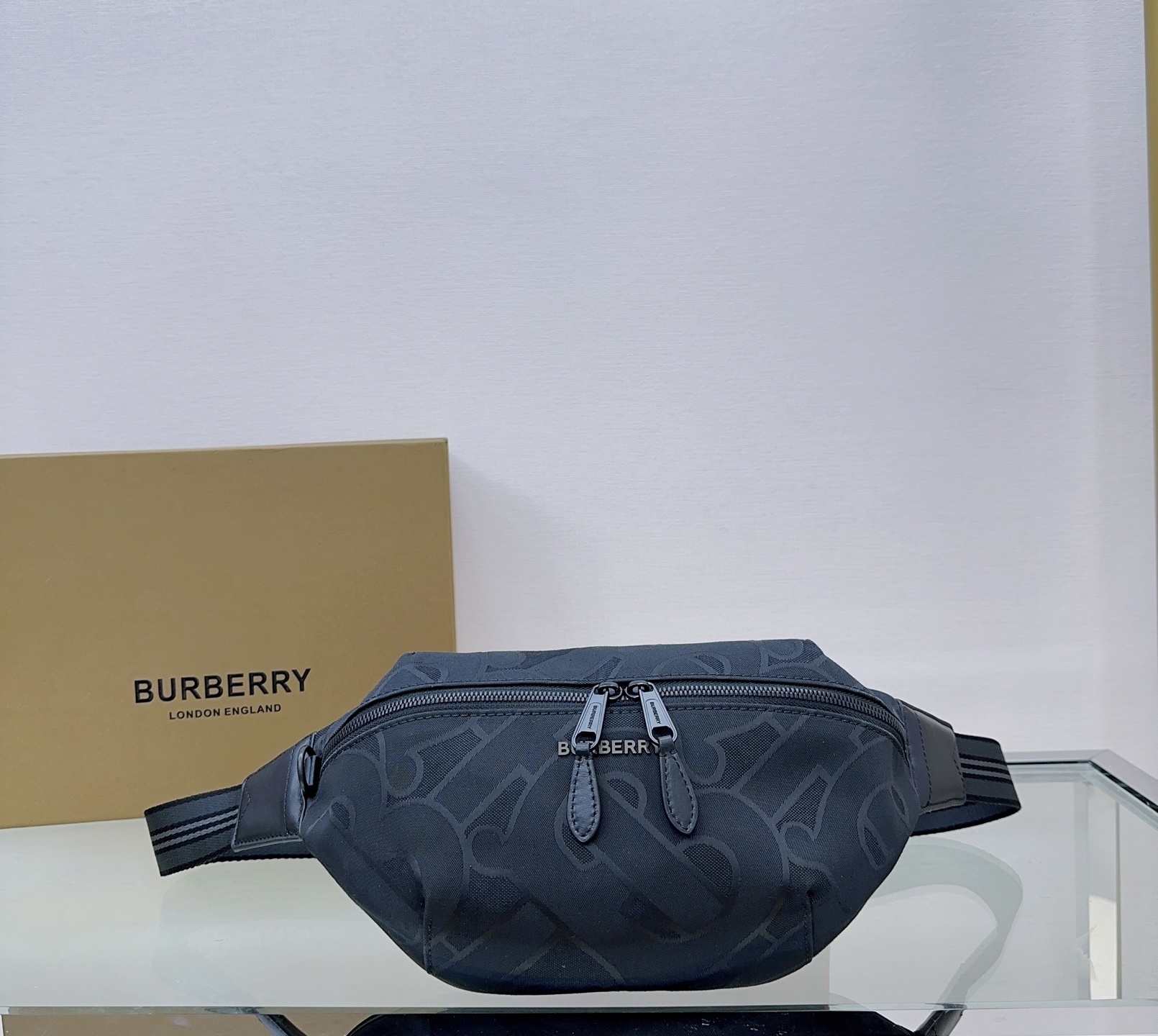 Burberry Black Sony Waist Belt Bag