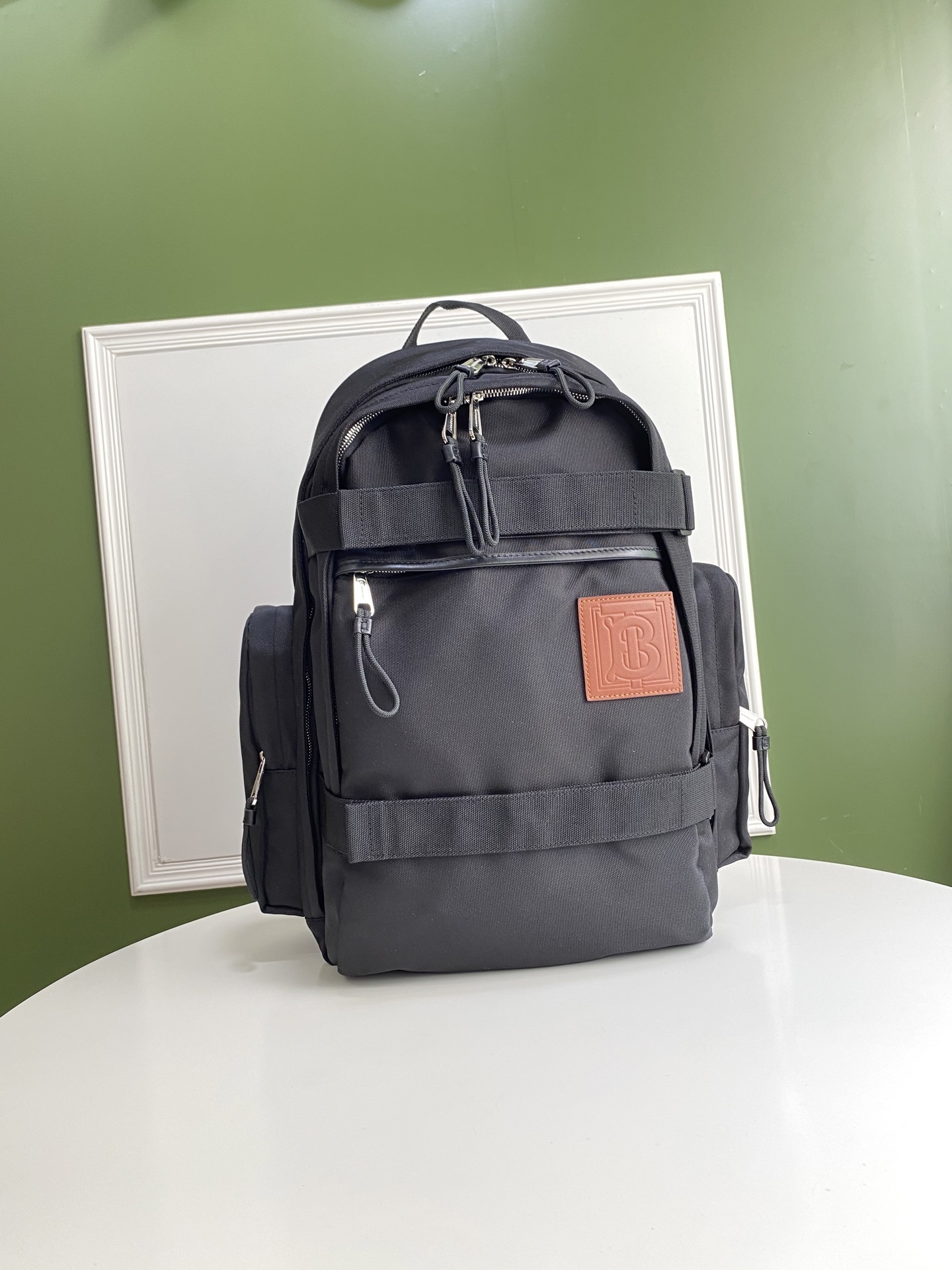 Burrberry Black Backpacks Men