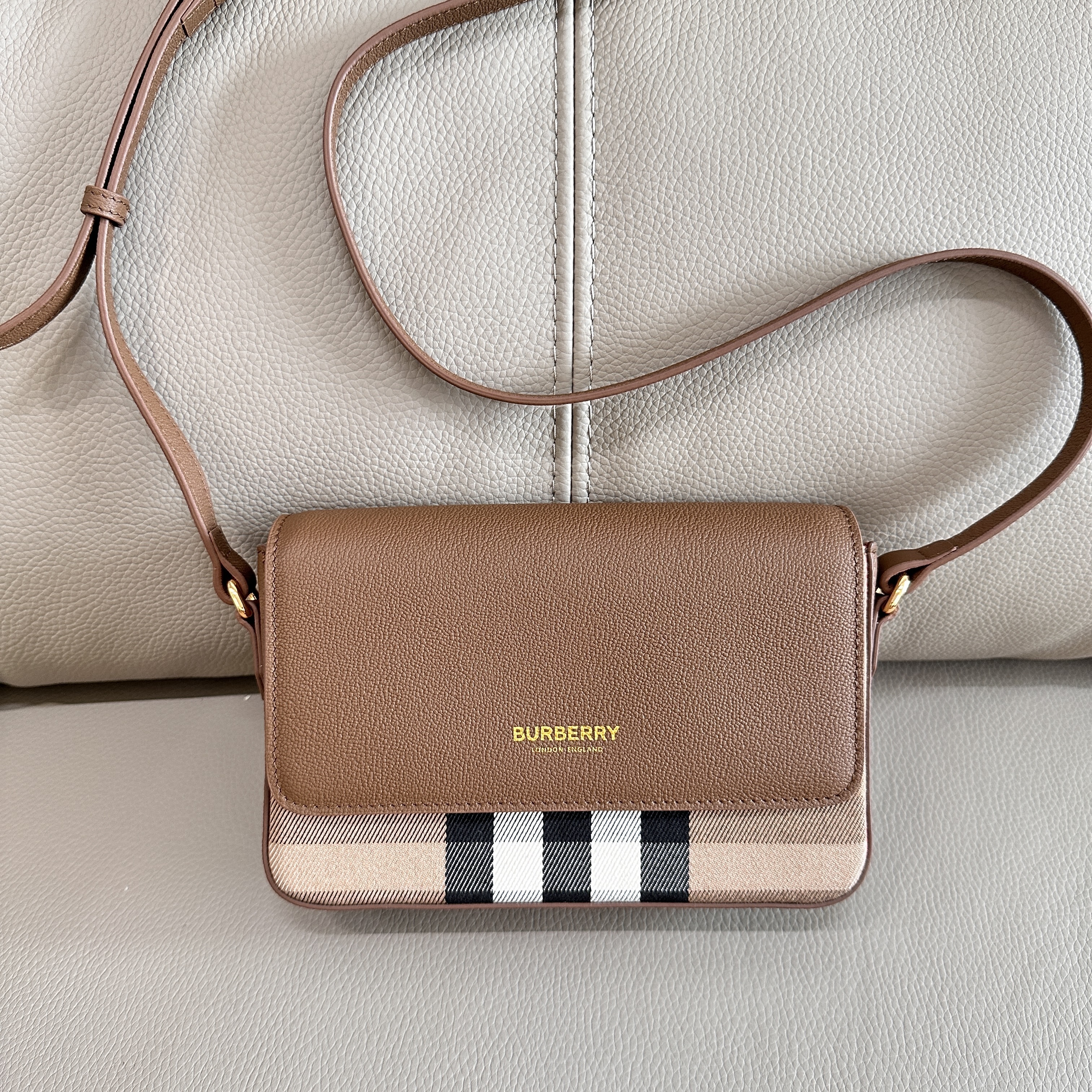 Burberry Check Crossbody Bag