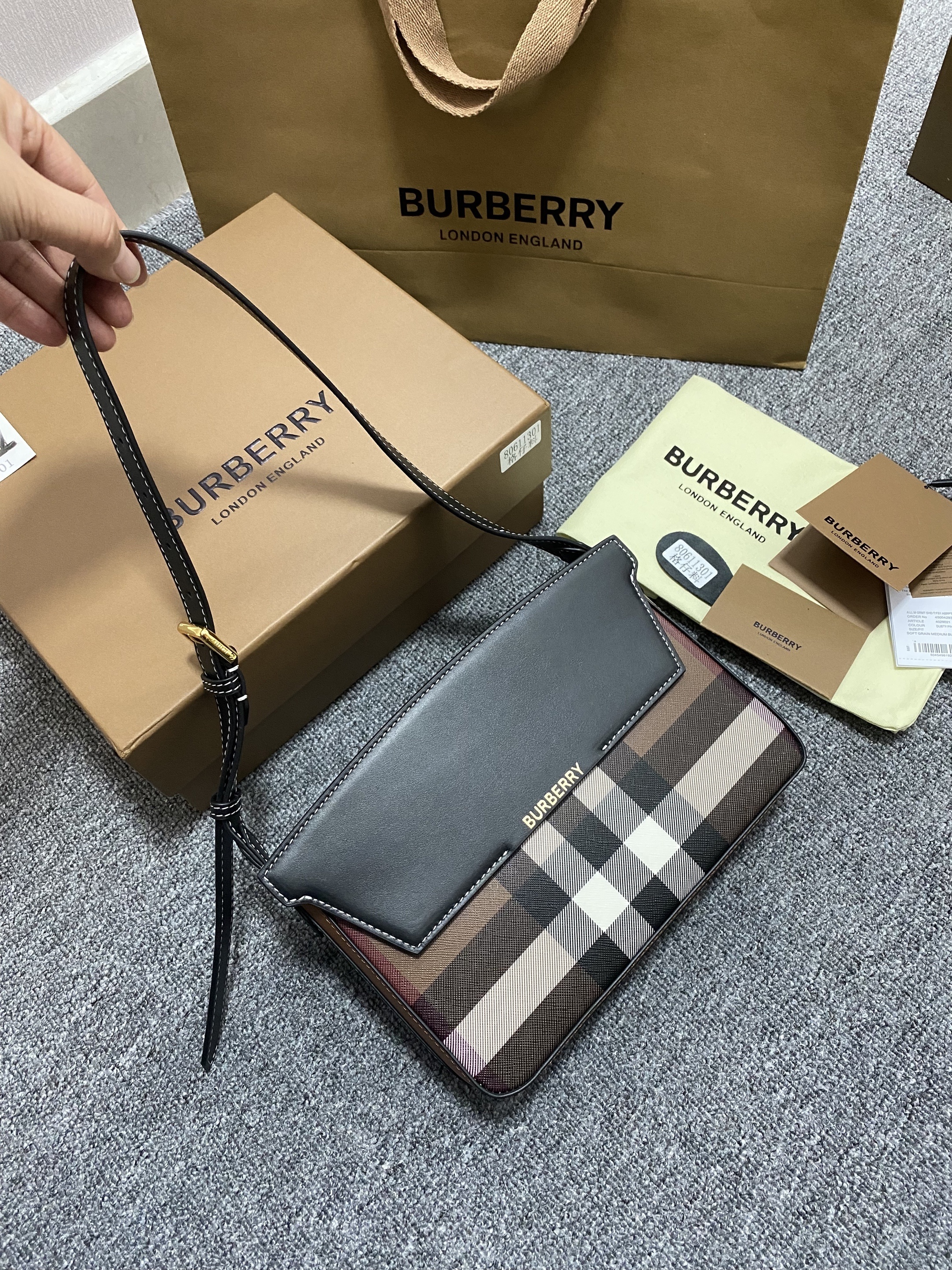 Burberry Brown Catherine Shoulder Bag