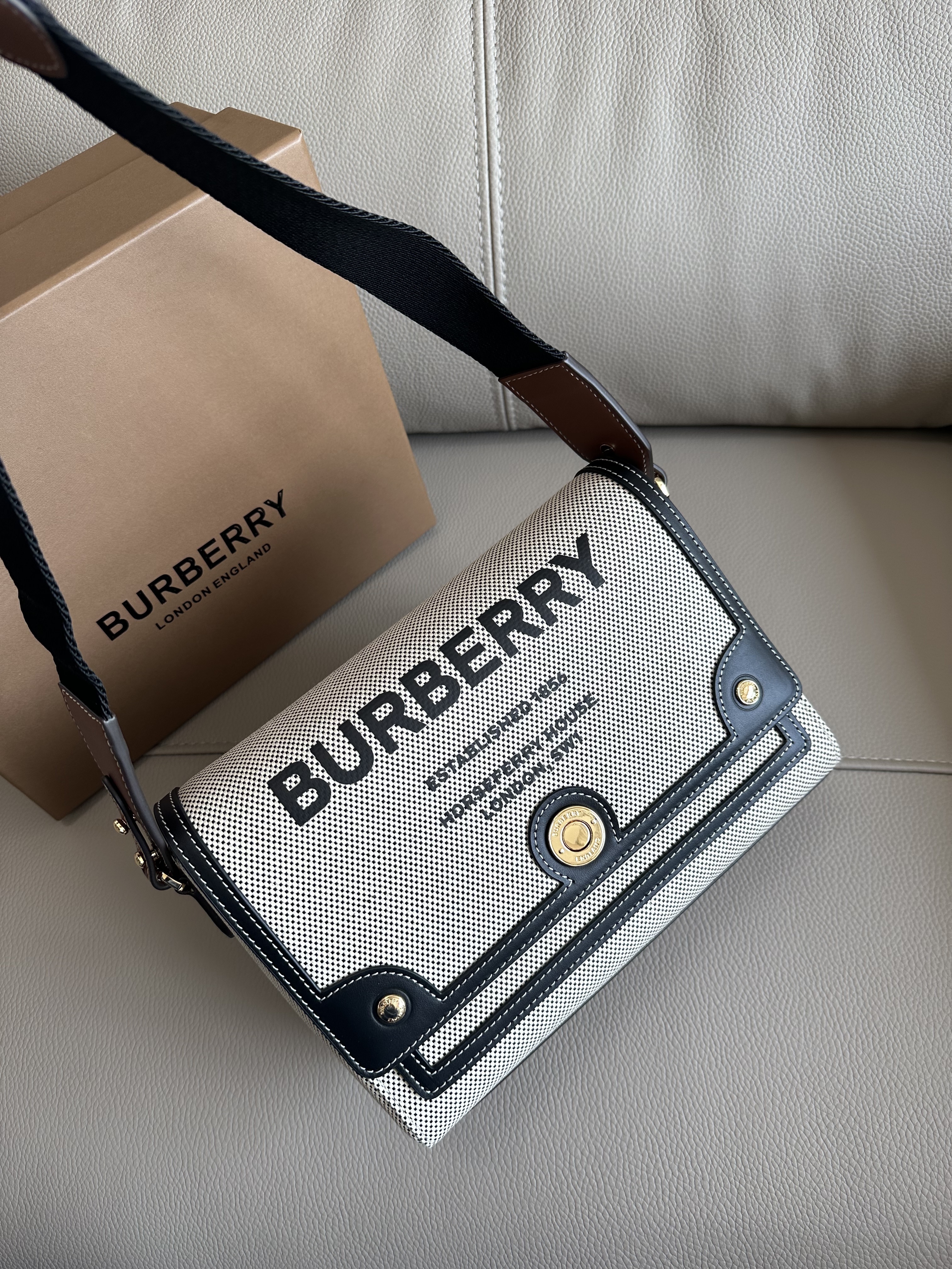 Burberry Handbag Women Black