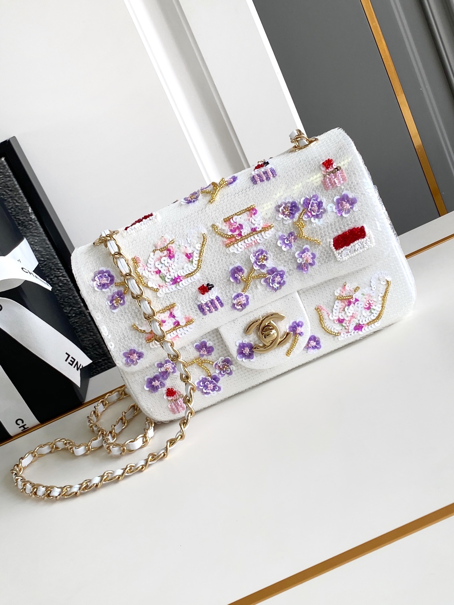 Chanel Crossbody Bag White