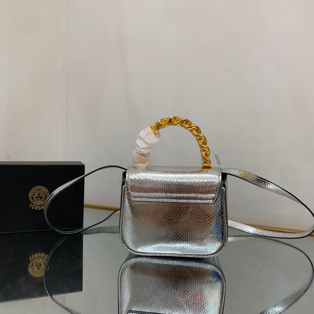 Versace Medusa Bag Silver