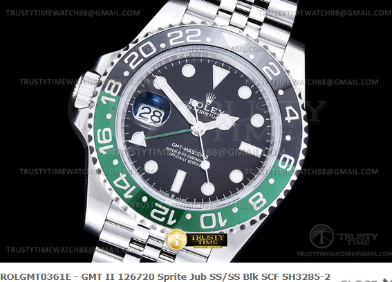 ROLGMT0361E - GMT II 126720 Sprite Jub SS/SS Blk SCF SH3285-2 $488