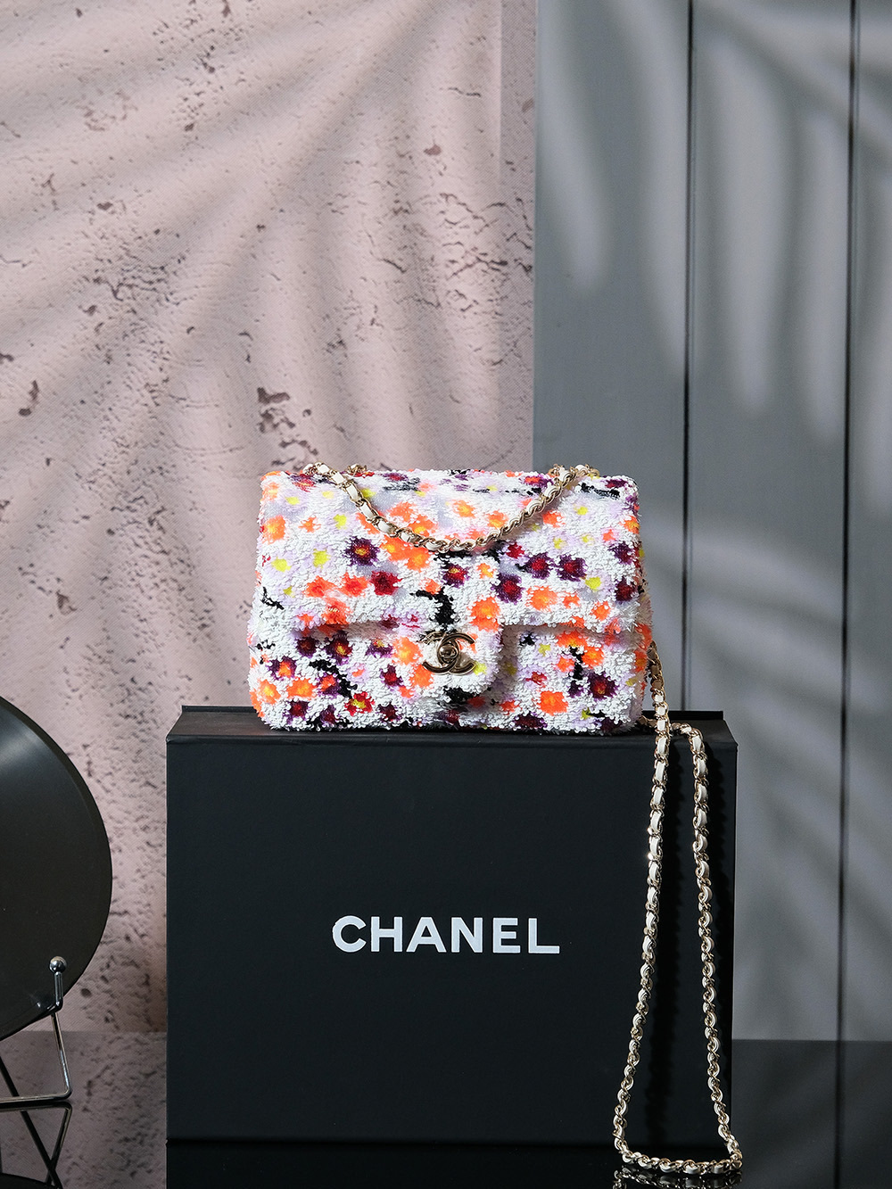 Chanel Classic Handbag Multicolor with chain