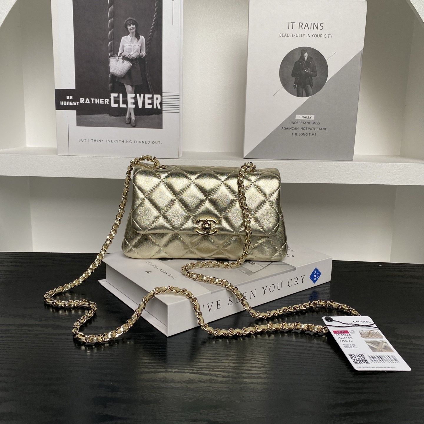 Chanel Metallic Flap Bag