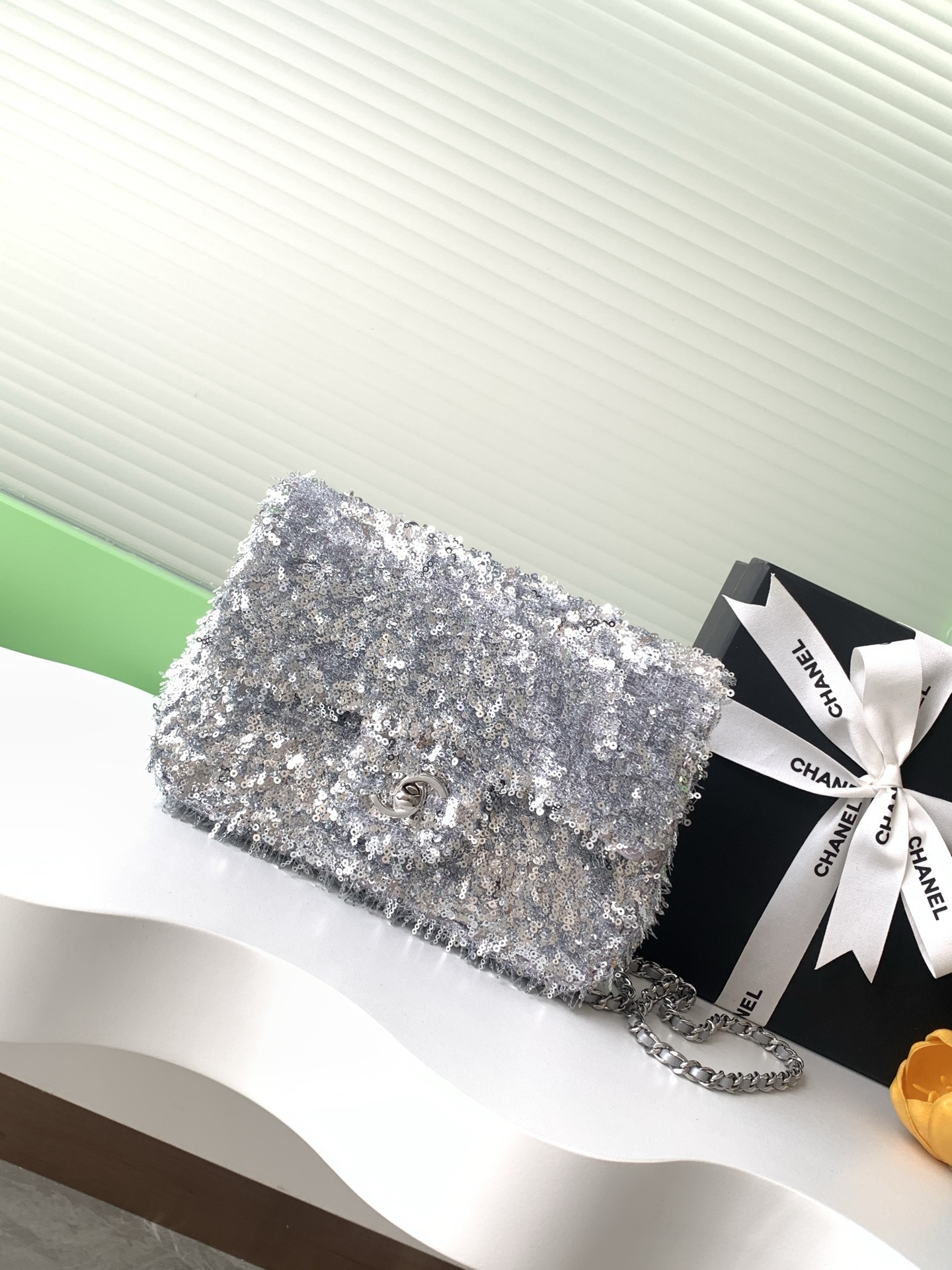 CHANEL SEQUINS BAG WOMEN