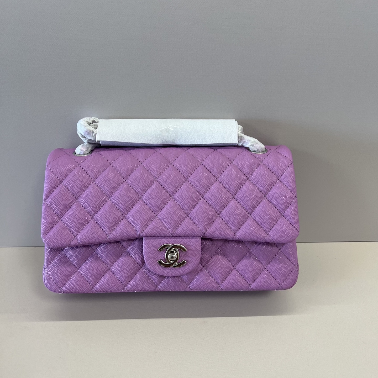 Chanel Classic Handbag Lavender