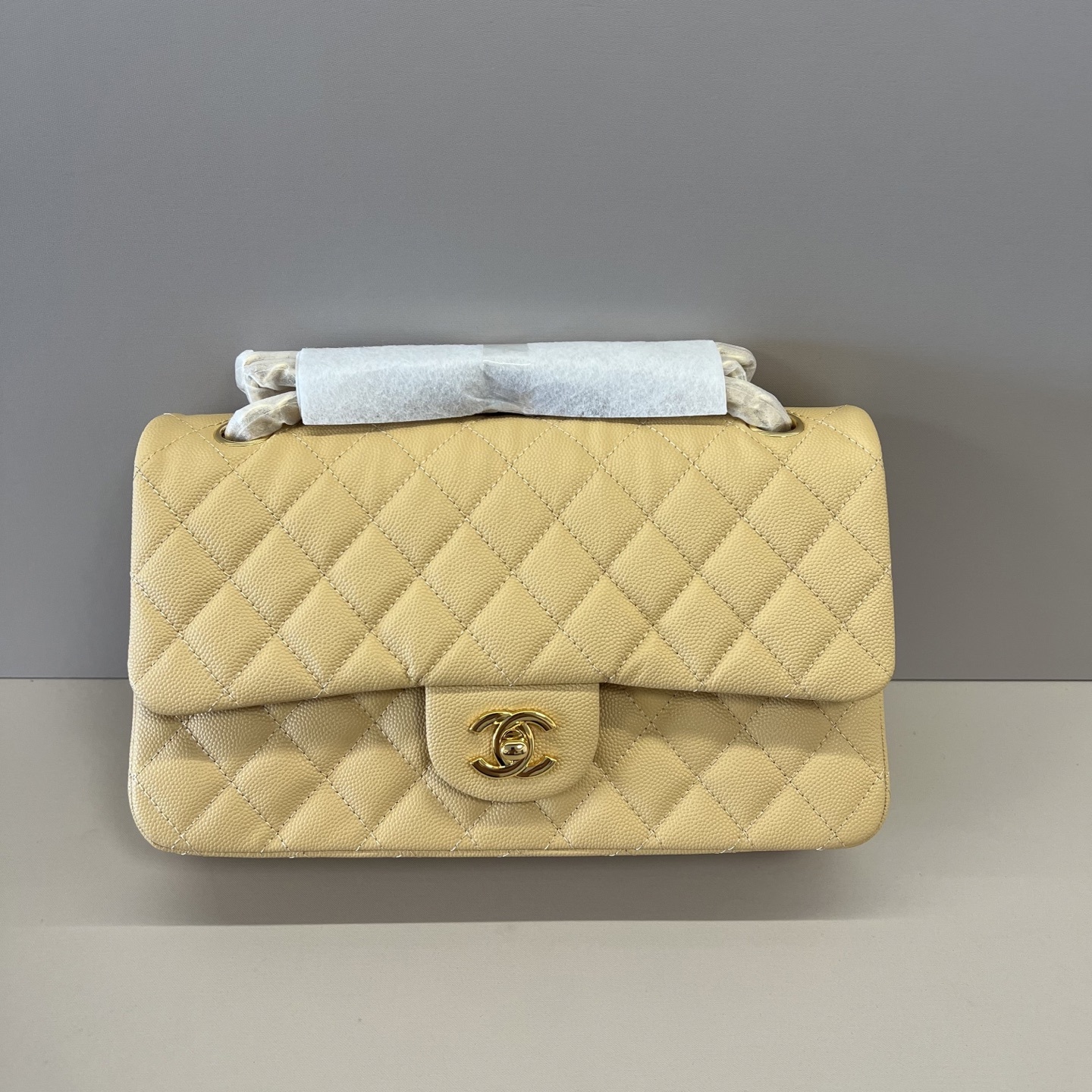Chanel Classic Handbag beige