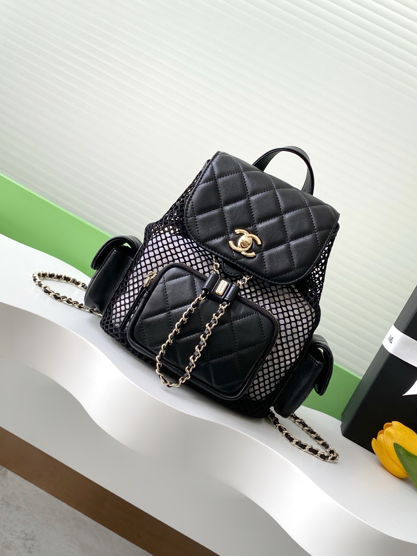 Chanel Classic Backpack Black