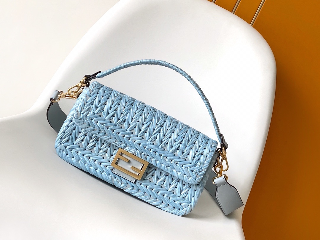 Fendi Baguette Bag Light Blue