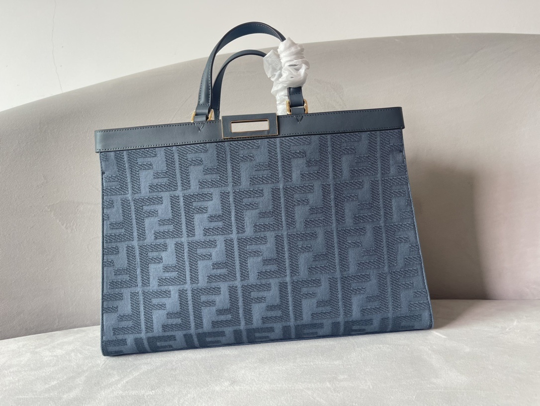 Fendi Zucchino Canvas Top Handle Tote bag