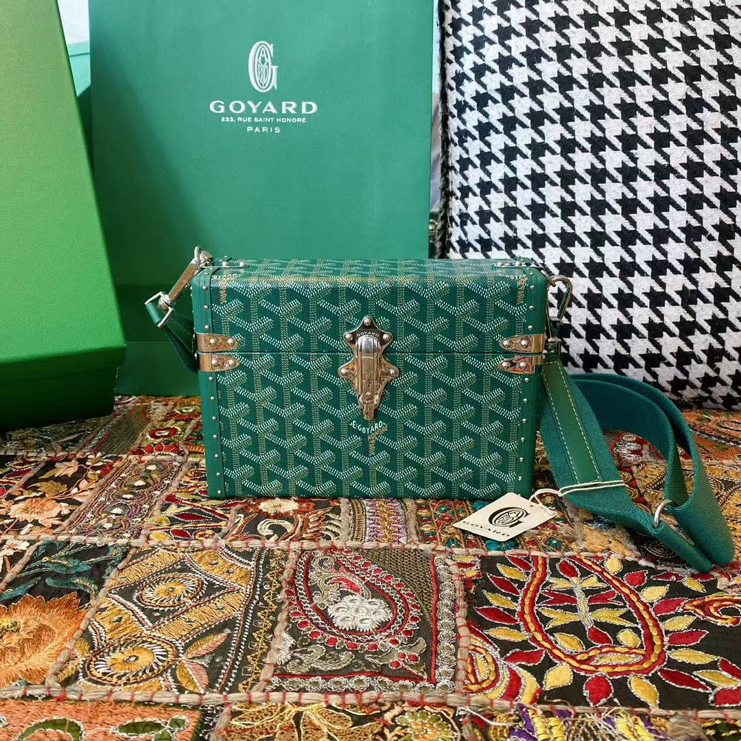 Goyard Cassette Trunk Bag Green