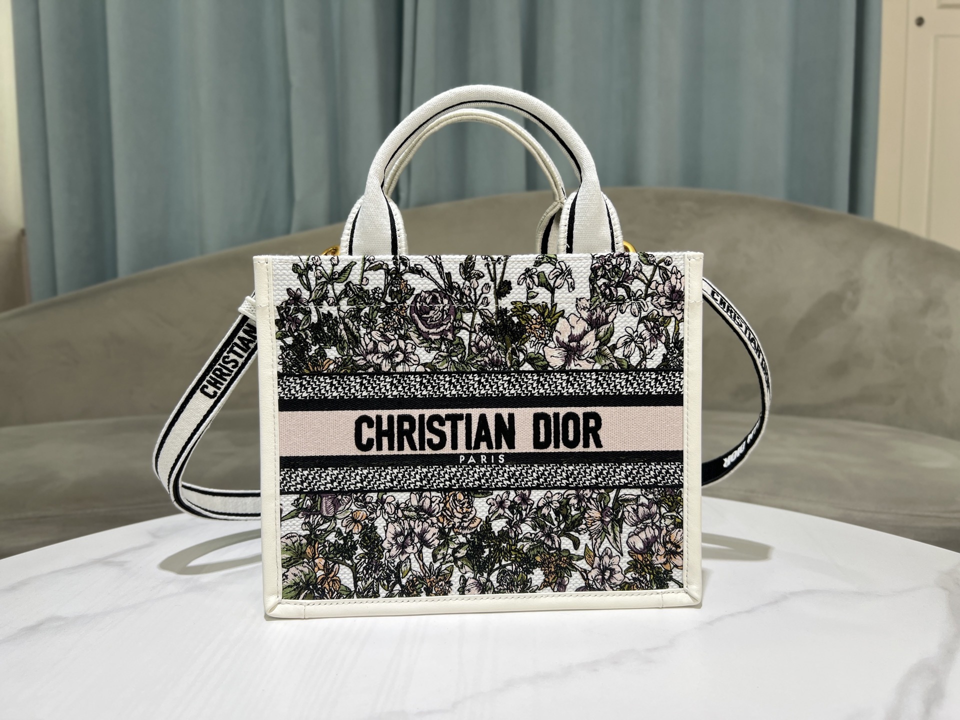 Christian Dior Book Tote bag Black