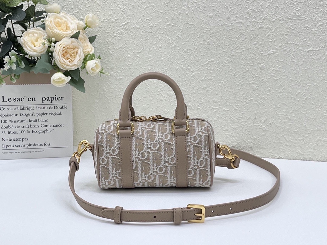 Christian Dior Groove 25 Bag Natural