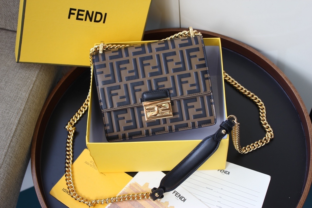 Fendi Small Kan U Shoulder Bag