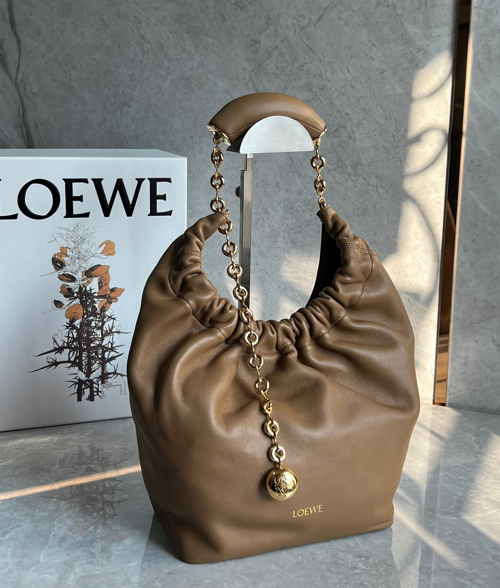 Loewe Small Mellow Nappa Lambskin Squeeze Bag