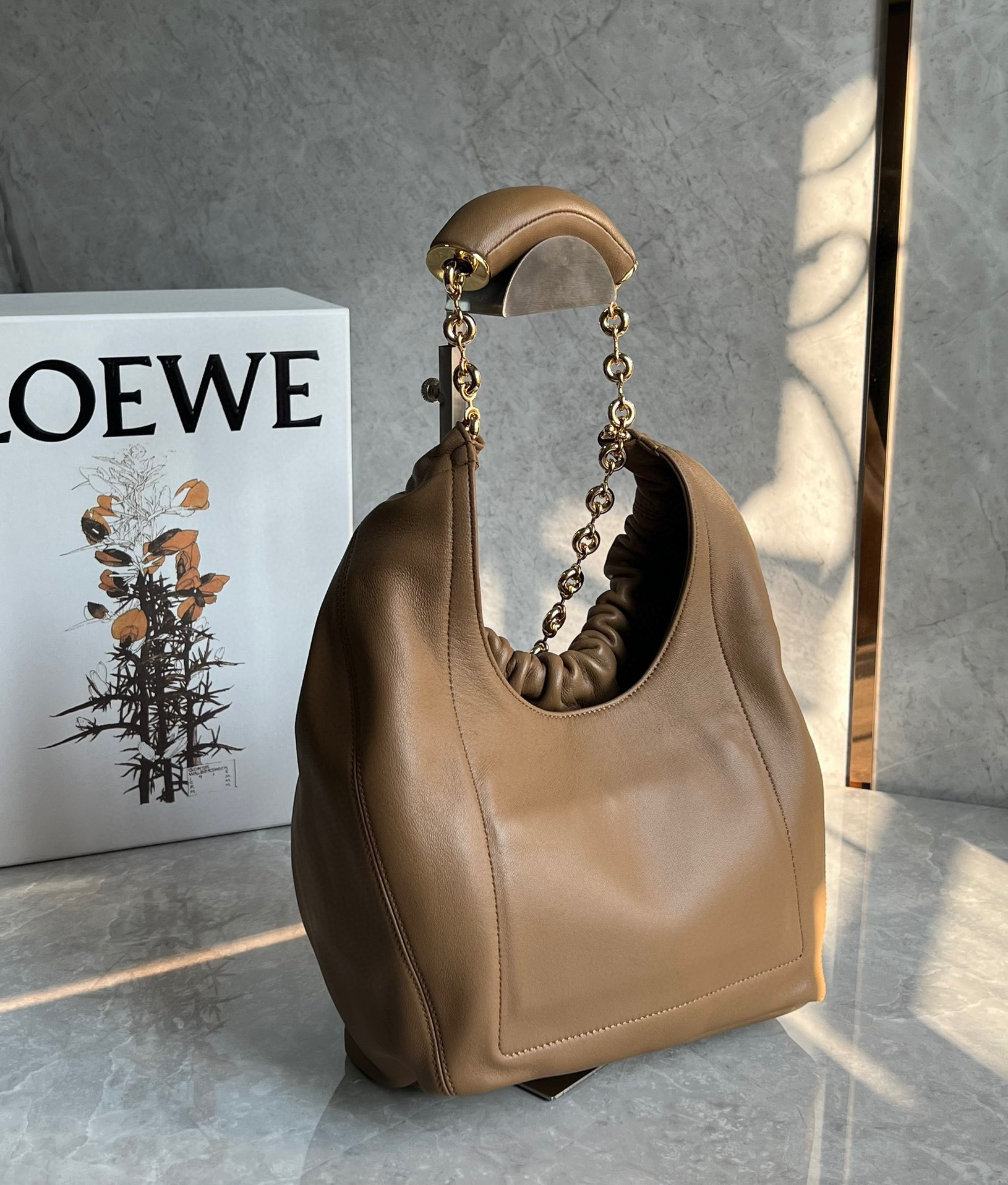 Loewe Small Mellow Nappa Lambskin Squeeze Bag