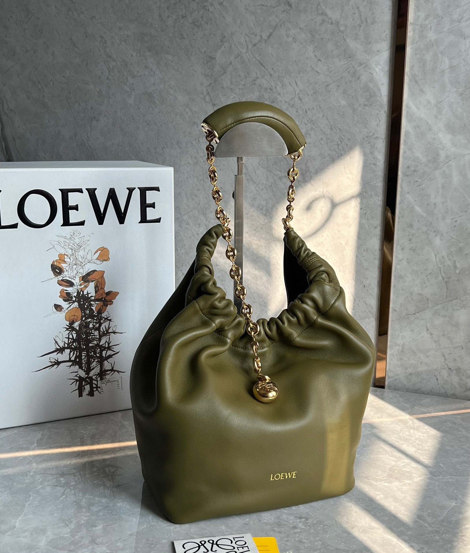 Loewe Small Mellow Nappa Lambskin Squeeze Bag